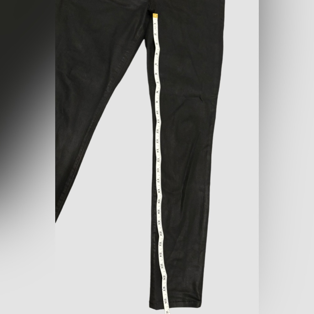 Joe’s Jeans Coated Black Skinny Pants Size 30 - Picture 6 of 7